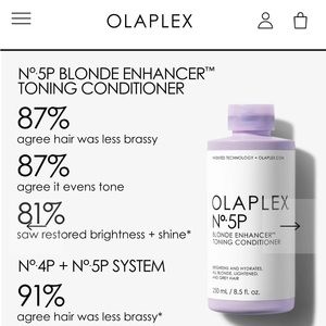 NET SEALED olaplex Nº.5P BLONDE ENHANCER™ TONING CONDITIONER